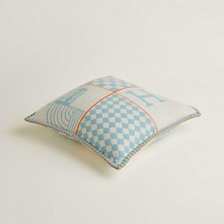 クッション 《アヴァロン・アニモー・ナッテ》 - ブルー | Hermès